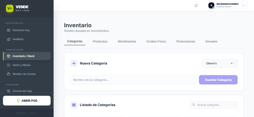 Por qué elegirnos - Inventario